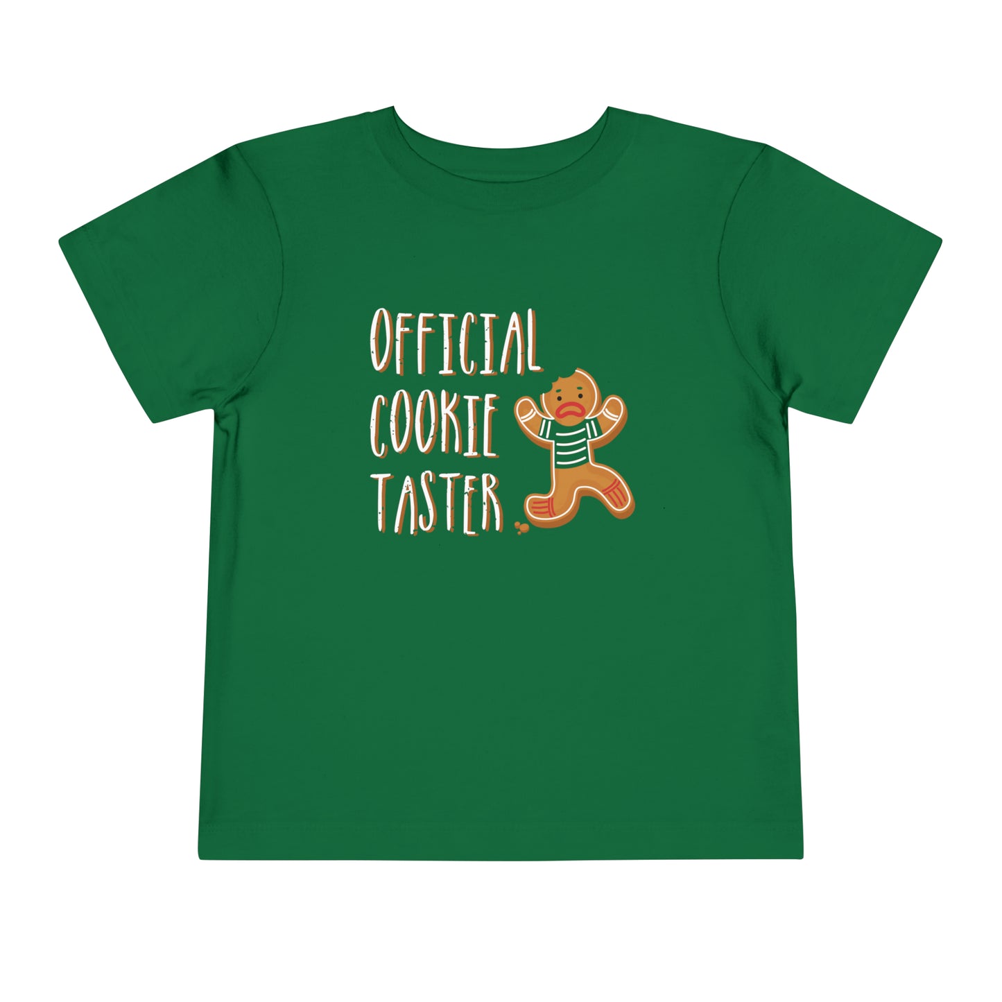 Official Cookie Taster - Holiday Toddler Short Sleeve Tee