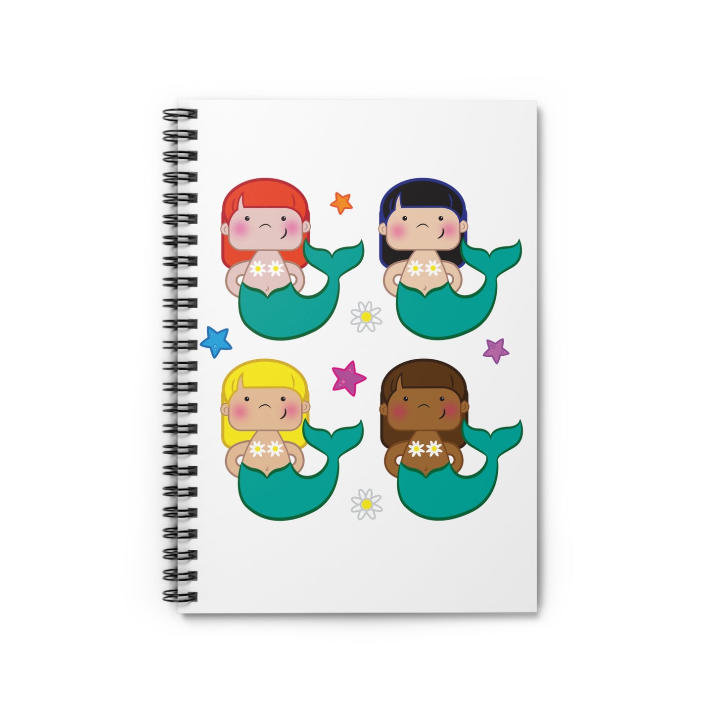 Mermaid Dreams - Spiral Notebook - Ruled Line