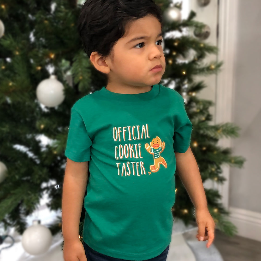 Official Cookie Taster - Holiday Toddler Short Sleeve Tee